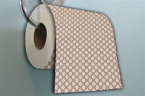 gucci print toilet paper|Gucci decor temporary.